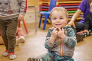 Boy smiling