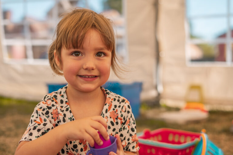 Child smiling