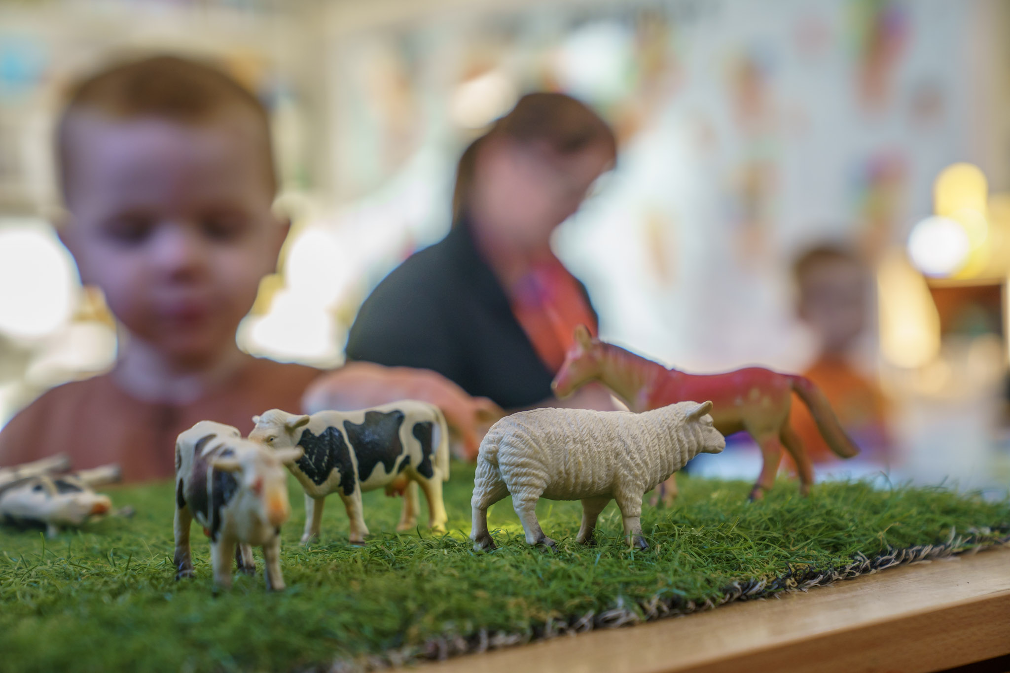 Toy farm animals