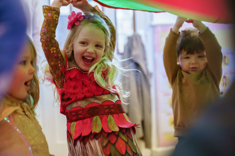 Girl having fun at The Day Nursery